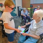 een dag in Woonzorgcentrum Sint-Medard en fietsdiploma zilver