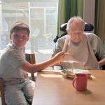 een dag in Woonzorgcentrum Sint-Medard en fietsdiploma zilver