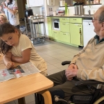 een dag in Woonzorgcentrum Sint-Medard en fietsdiploma zilver