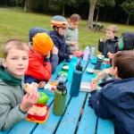 bosleerwandeling en park- en bosspelen