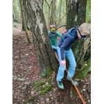 bosleerwandeling en park- en bosspelen