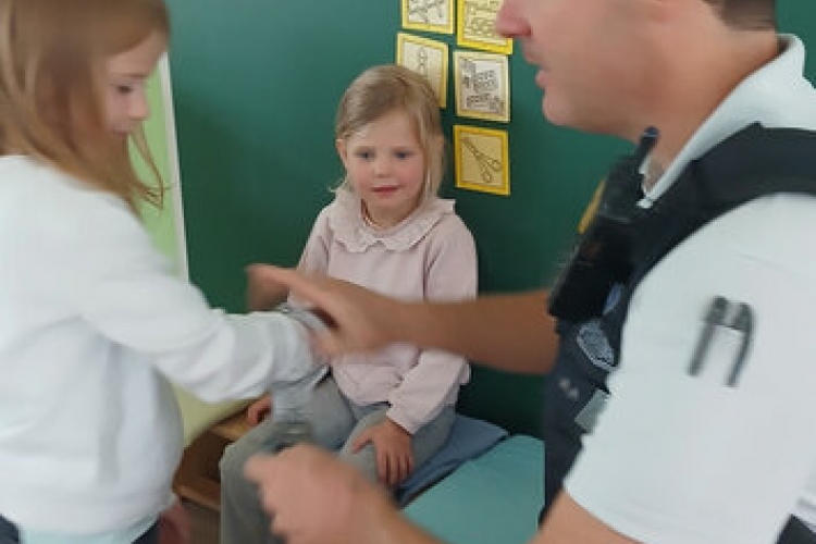 Een politiebezoek in onze klas!