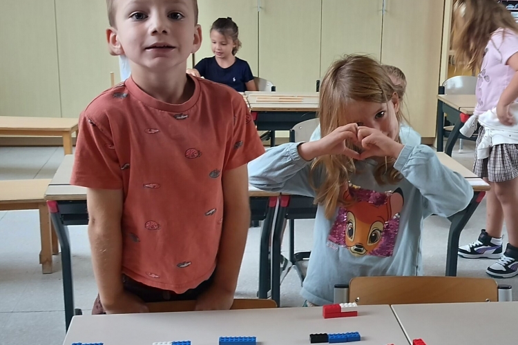 Maquette van de klas